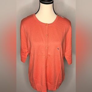 7th Avenue at New York & Co Amazing Coral Cardigan